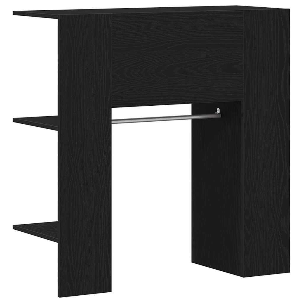 Hallway Cabinet Wall-mounted 2 pcs Black oak 97.5 x 37 x 99 cm